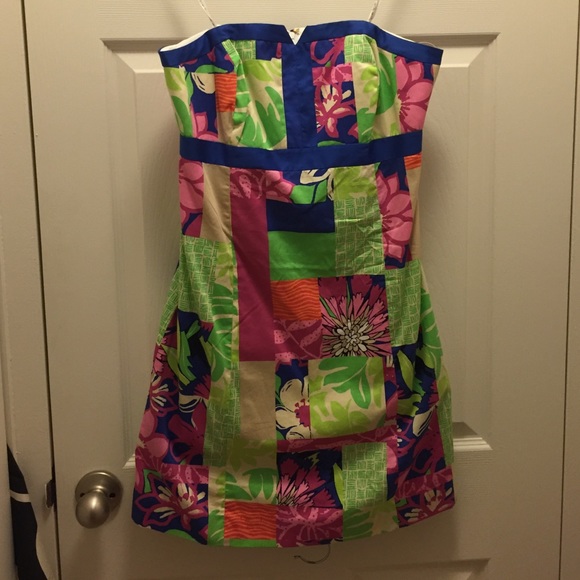 Lily Pulitzer Strapless Dress Size 6