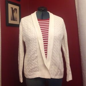Croft and Barrow white sweater
