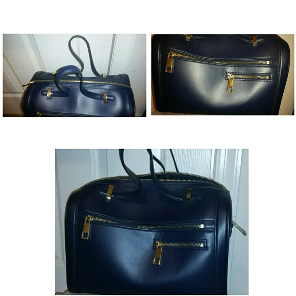Navy H&M purse