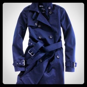 Madewell Navy Belted trench