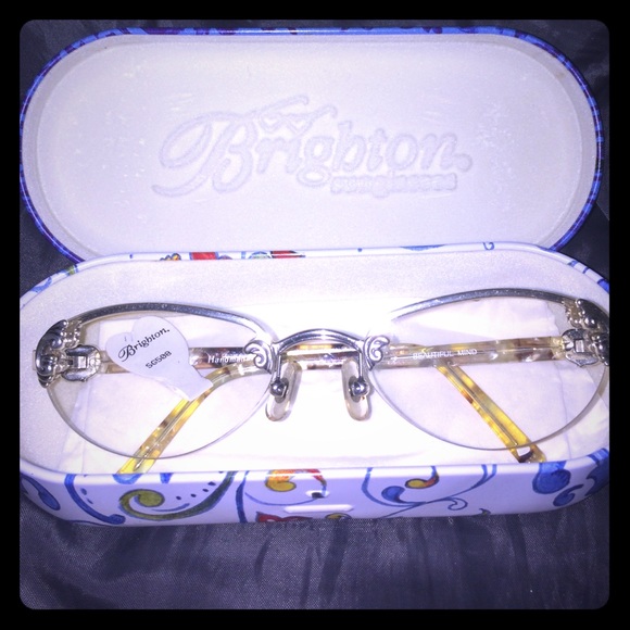 Brighton hand made "beautiful mind"reading glasses