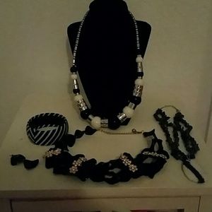 Group of Black Jewelry