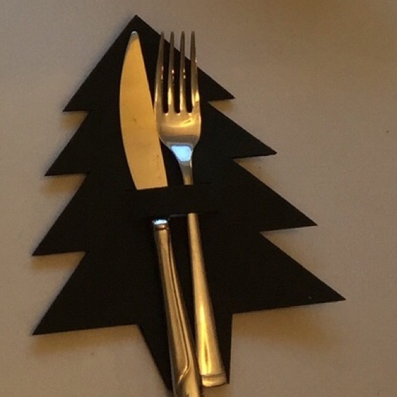 Party Supplies Silverware Holders Christmas Tree Poshmark