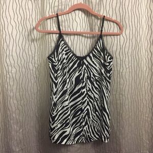 Express zebra camisole size M