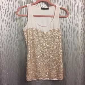 The Limited sequin front blouse