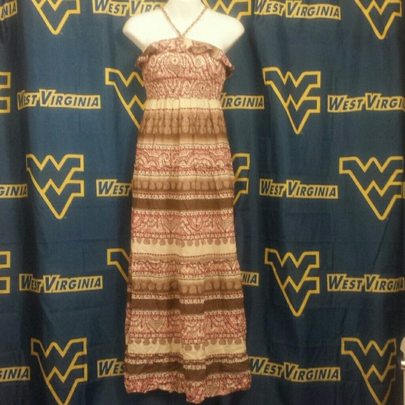 Mudd Maxi Halter Dress
