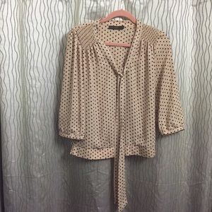 The Limited tie front blouse