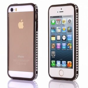 Stylish iPhone 5s  black bling bumper