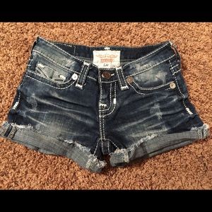 High-waisted LIV big star shorts