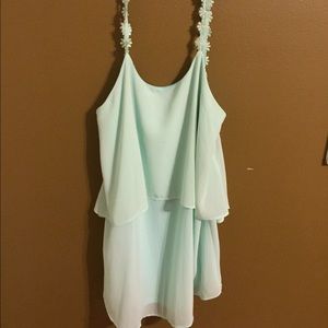 Low back layered dress