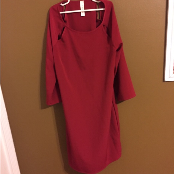 Crimson dress