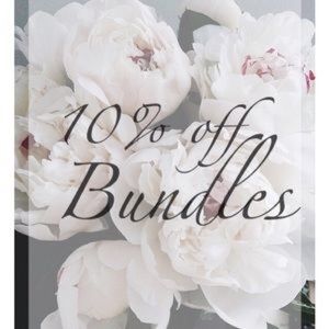 1⃣0⃣% off bundles of 2 or more items!