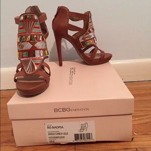 Women's tan BCBGeneration heel