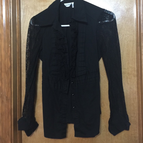 Long sleeve shirt with lace size S