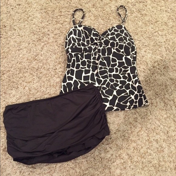 Cute printed swimsuit set