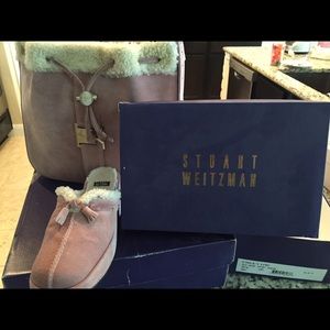 Stuart Weitzman Shoes with matching purse