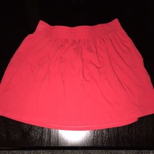 Red skirt
