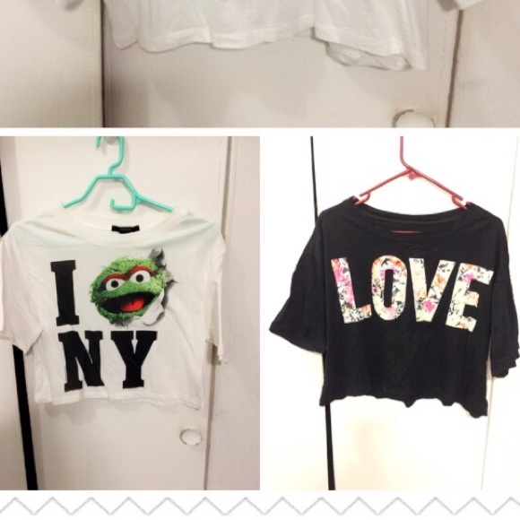 Set of 3 Crop Tops - Picture 3 of 3