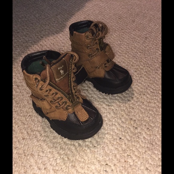 Toddler Ralph Lauren Polo Boots Size 4c