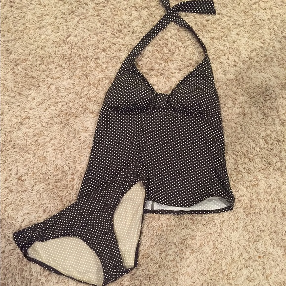 Polka dot tankini set