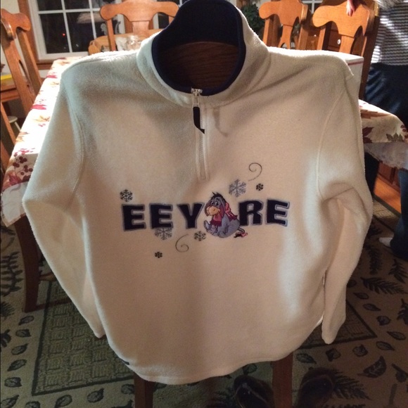 Disney EEYORE fleece pull over.