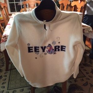Disney EEYORE fleece pull over.