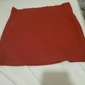 Orange Forever21 Skirt
