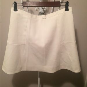 Ivory J. Crew Flared Skirt