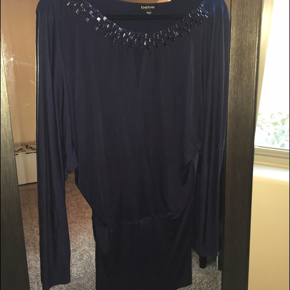 Bebe Navy Blue Dress/Top