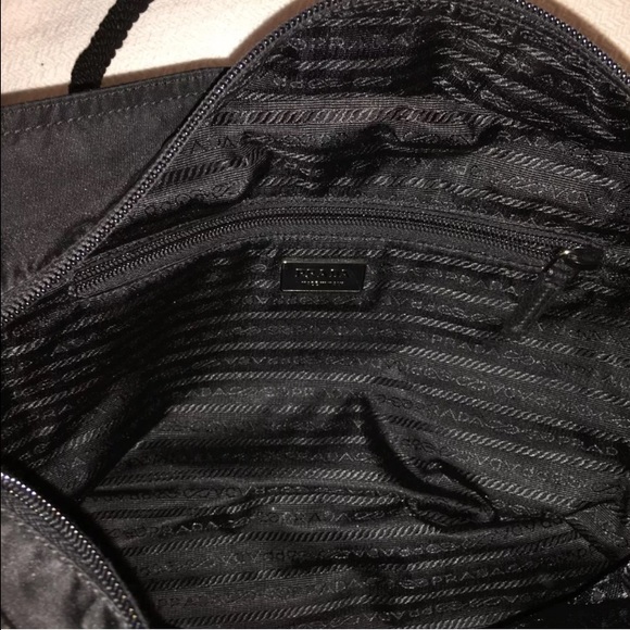 ❌ Prada Black Nylon Embroidered Tote - Picture 4 of 4