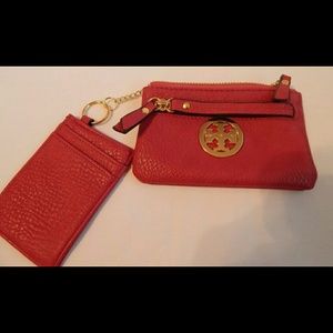 Tory Burch wristlet and ID holder!