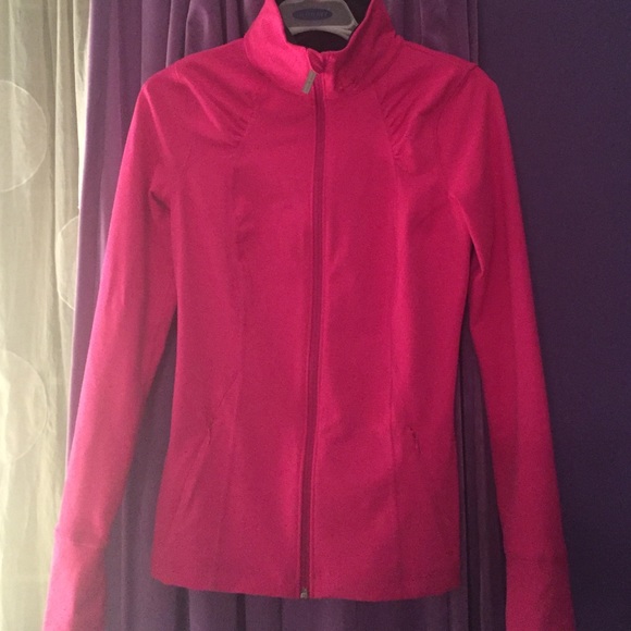 Pink under armour jacket