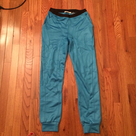 Alexander Wang Blue silky sweat pant