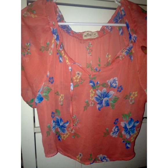 Hollister floral shirt