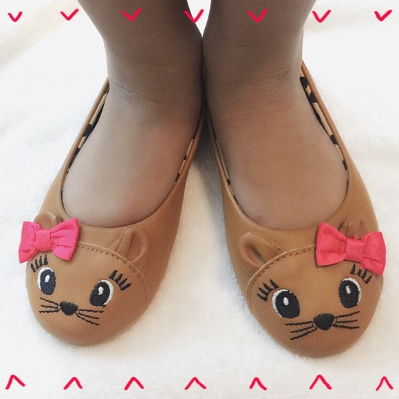 NWOT H&M kids mouse flat