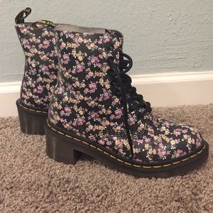 Dr Martin Floral Boots