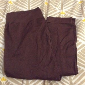 Brown leggings
