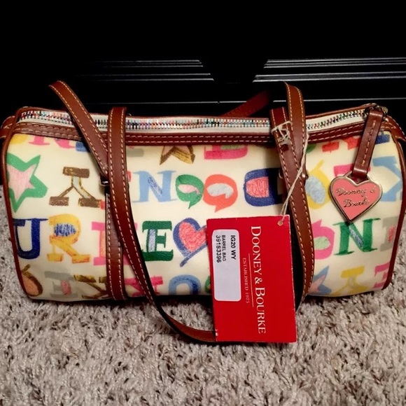 NEW W/TAGS DOONEY & BOURKE "Doodle" LINE HANDBAG