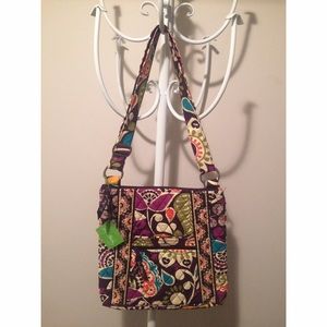 NWT Very Bradley Hipster in Plum Crazy