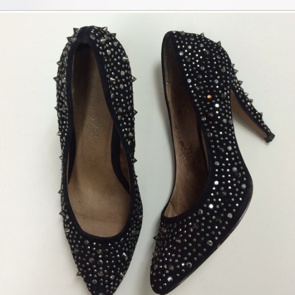 Studded black shoes