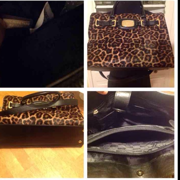X SOLD Michael Kors Calf Hair Hamilton Handbag X - Picture 3 of 4