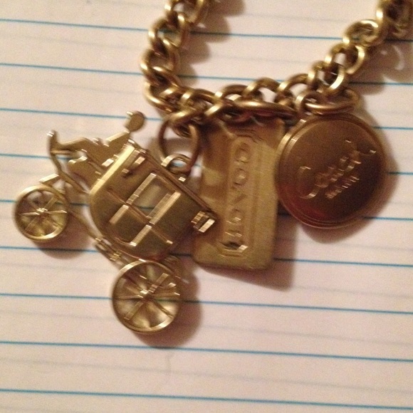 Coach Accessories - Coach goldtone charms on goldtone chain