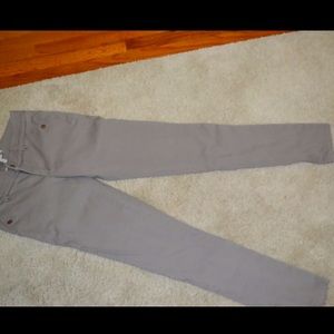 Bcbg gray/tan skinny pants. Size 8.