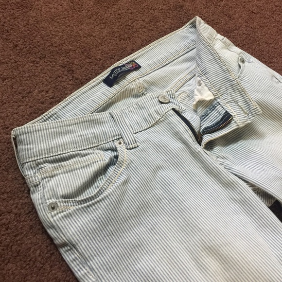 Levi Strauss & Co light blue cabana stripes - Picture 1 of 4