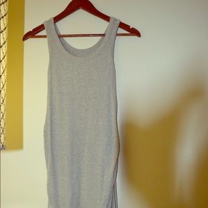 Gray Maternity Dress