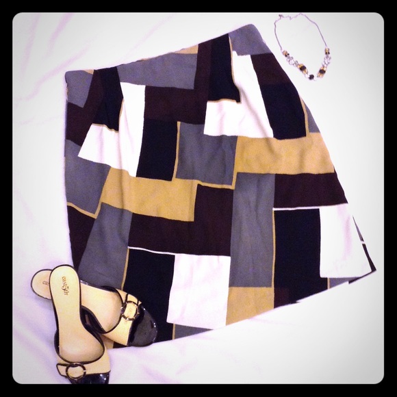 Apostrophe Dresses & Skirts - Apostrophe Multi-Colored Pencil Skirt