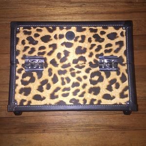 cheetah print makeup case
