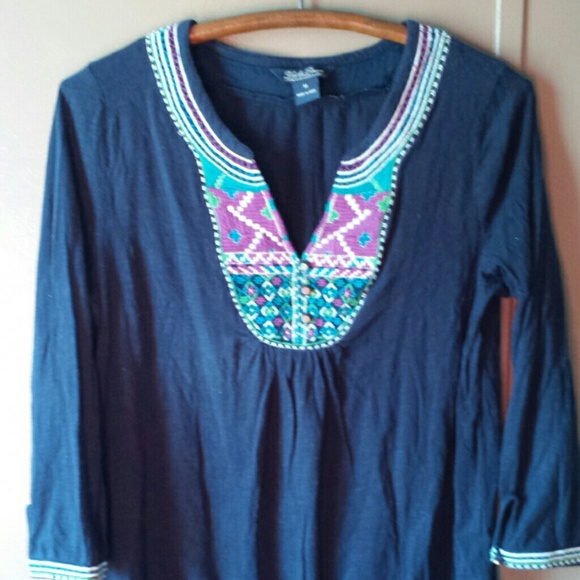 Lucky Brand Blue Blouse