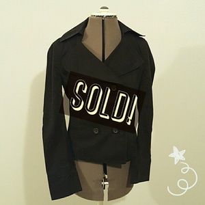 Victoria's Secret London Jean Black Jacket.