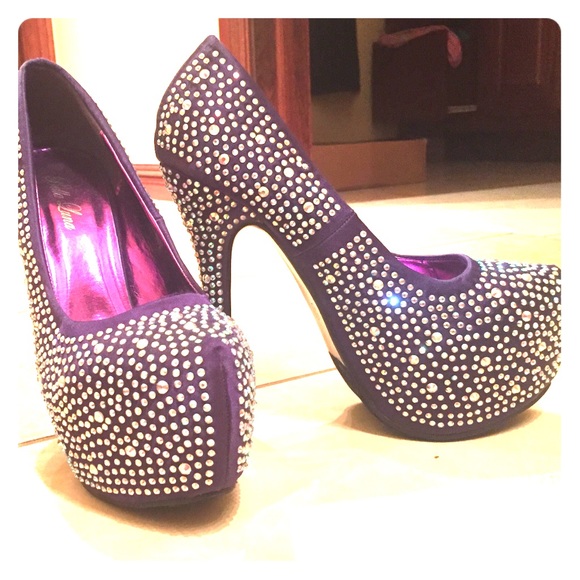 Rhinestone heels
